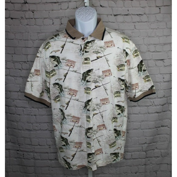 American Summer Clothing Company Other - American Summer Clothing Co, Men's Fishing Polo Shirt, Size Large Casual EUC